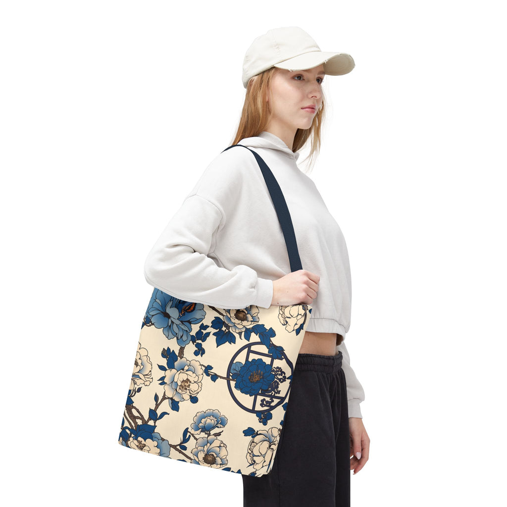 Petals & Porcelain Double Sided Tote Bag