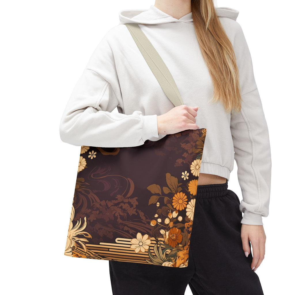 Golden Dusk Double Sided Tote Bag