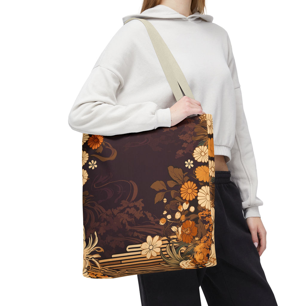 Golden Dusk Double Sided Tote Bag