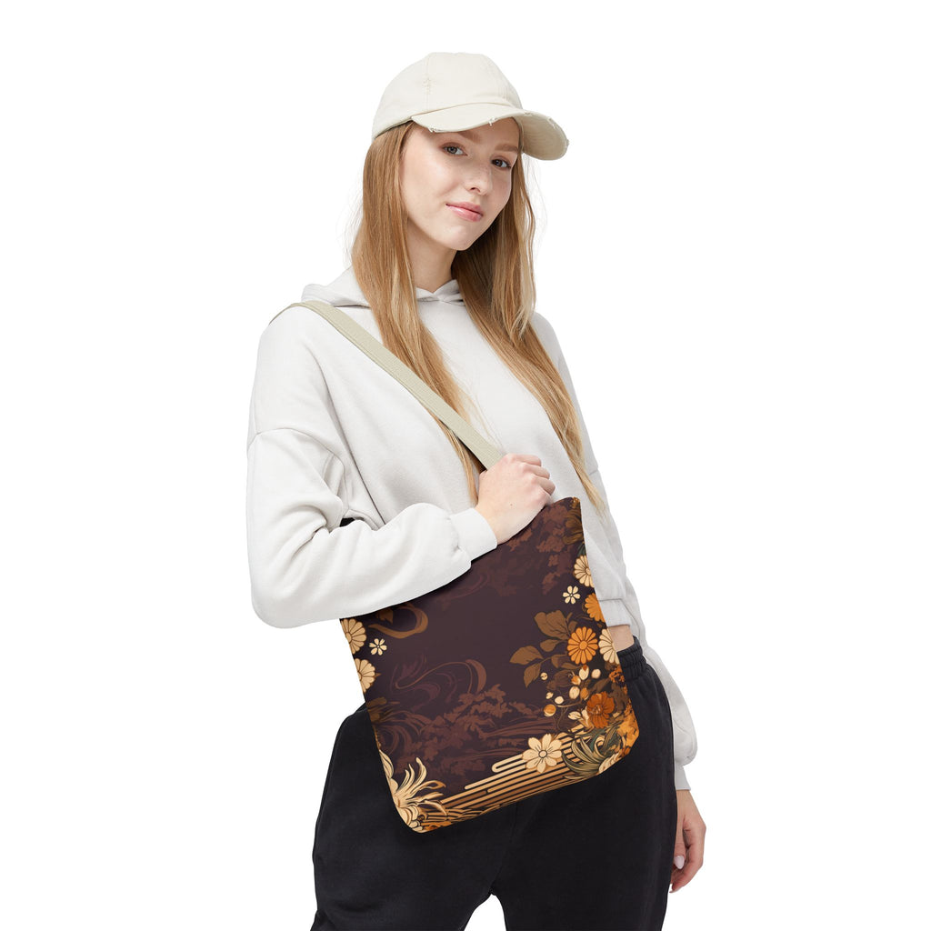 Golden Dusk Double Sided Tote Bag